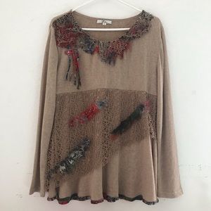 Unique Long Sleeved Top